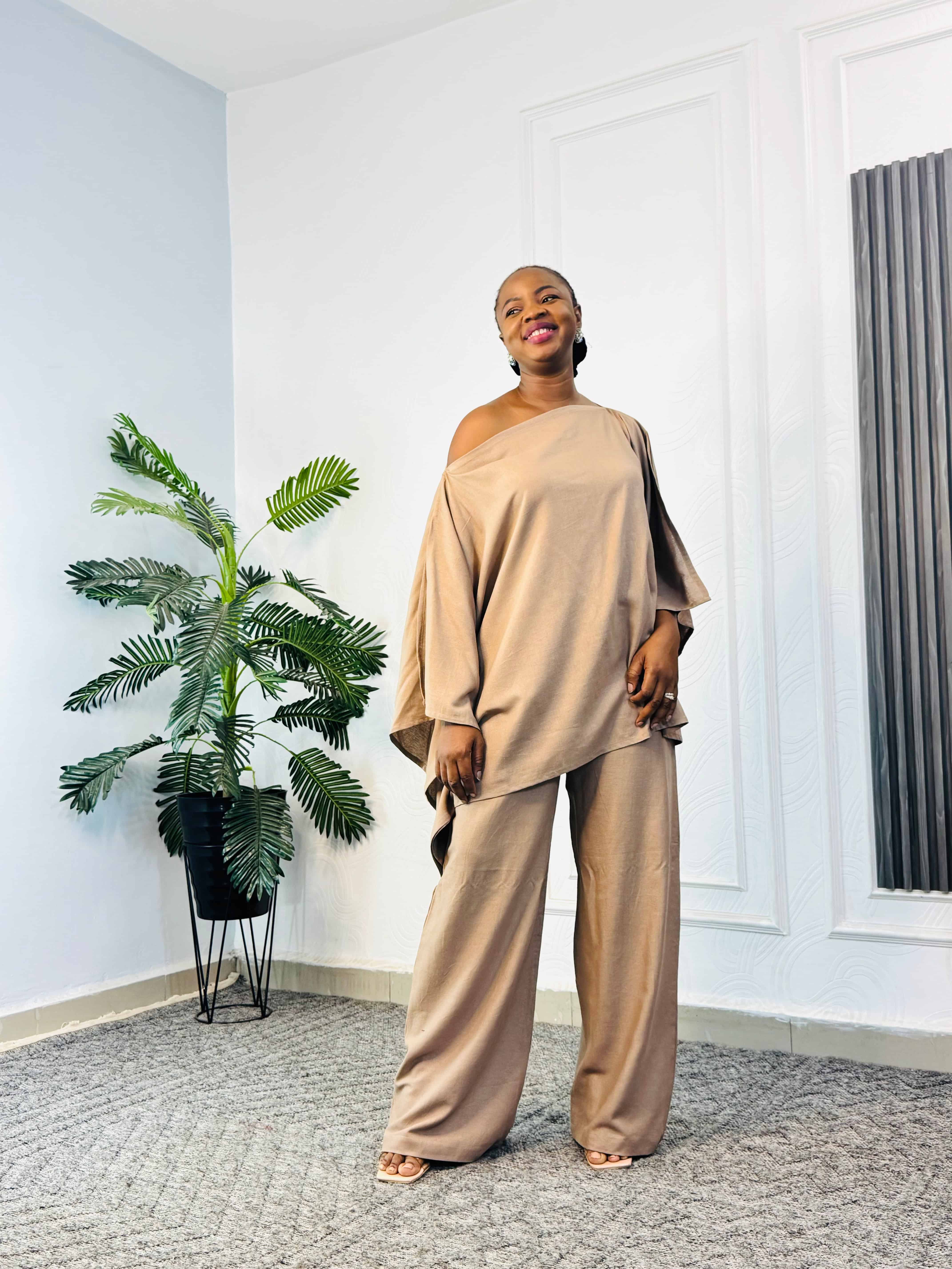 Chi set[carton brown]