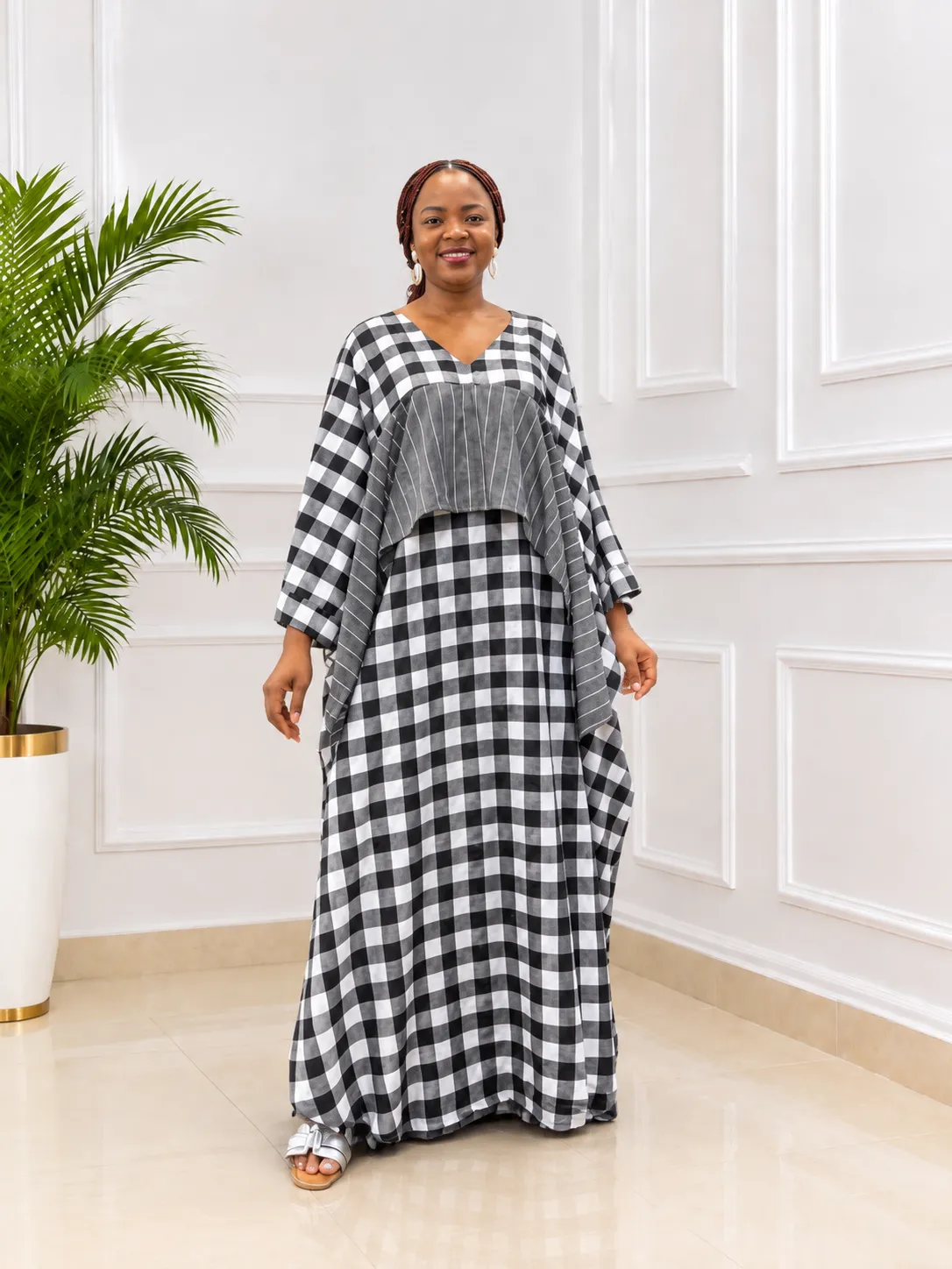 Kadi dress ( Grey)