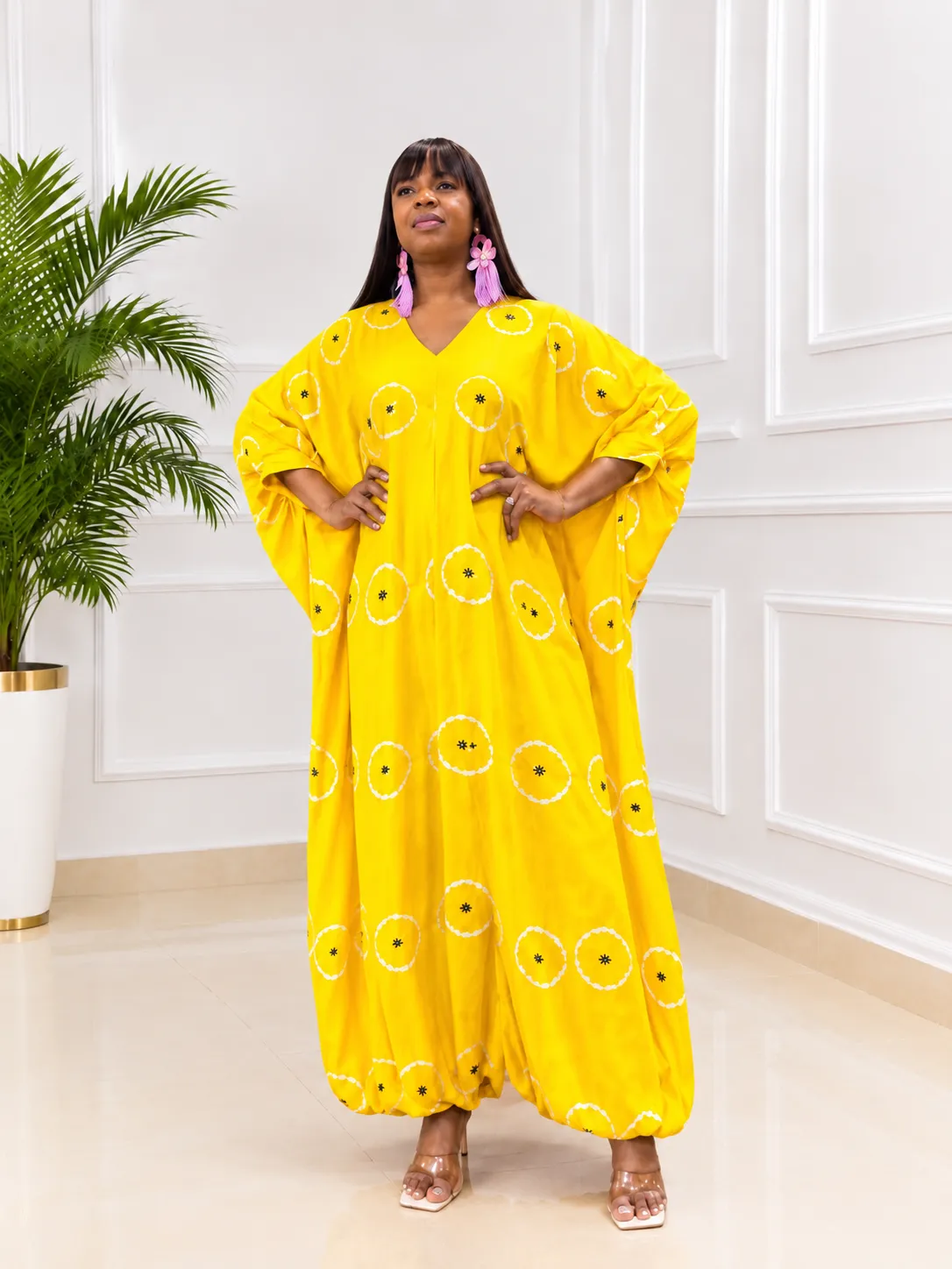 Boho jumpsuit (yellow )