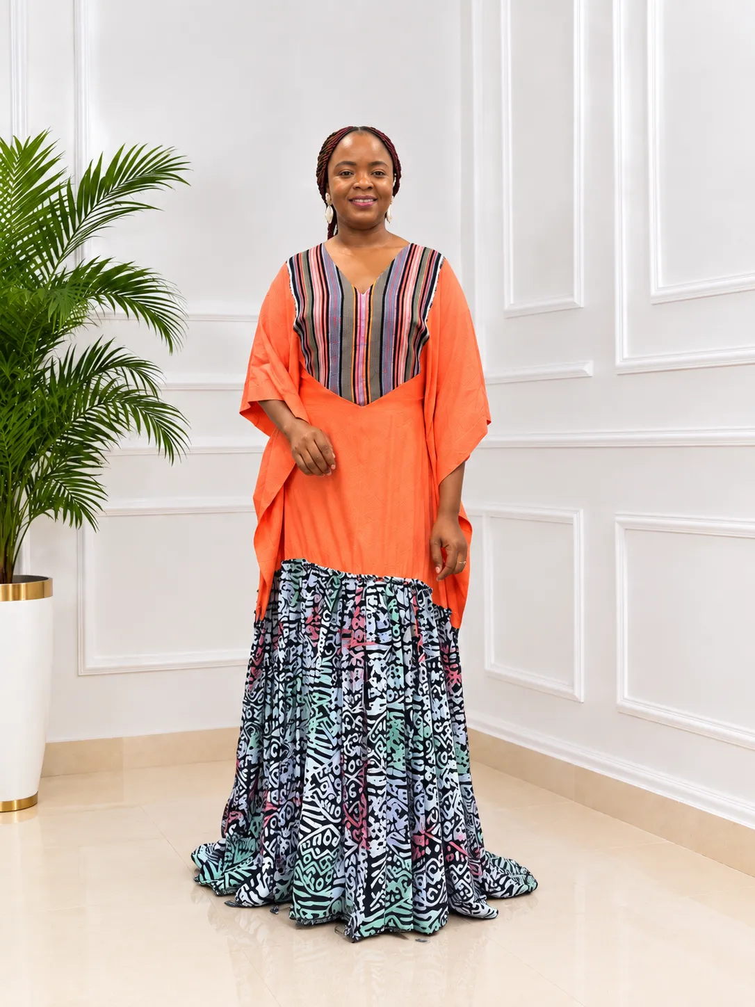 Itunu dress(Peach)